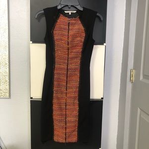 RACHEL Rachel Roy Tweed Style Sleeveless Dress